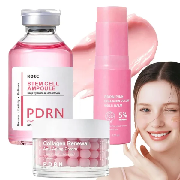 PDRN عصا بلسم متعددة الاستخدامات بالكولاجين الوردي، سيروم NAD+، مرطب، كريم وجه، معزز للبشرة، كولاجين، مضاد للتجاعيد، مرطب ومشد للوجه والجسم